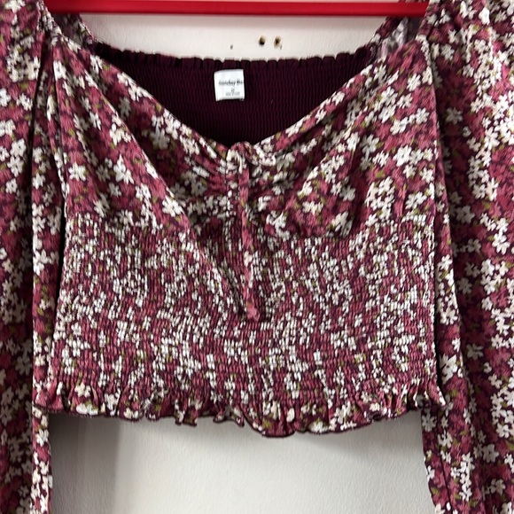 Sunday Best Floral Smocked Off-Shoulder Top - Picture 3 of 8